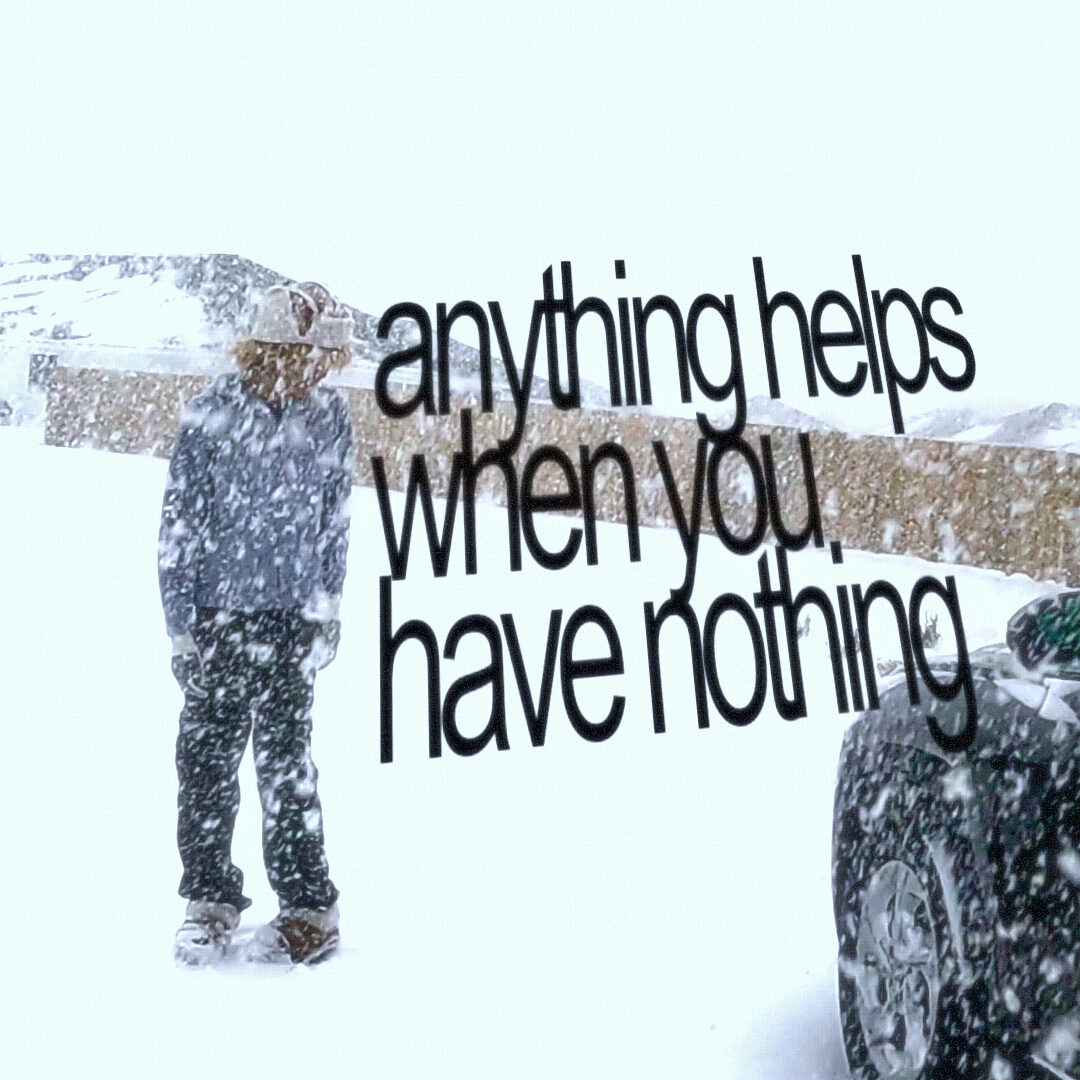 Anything Helps When You Have Nothing by cavyion