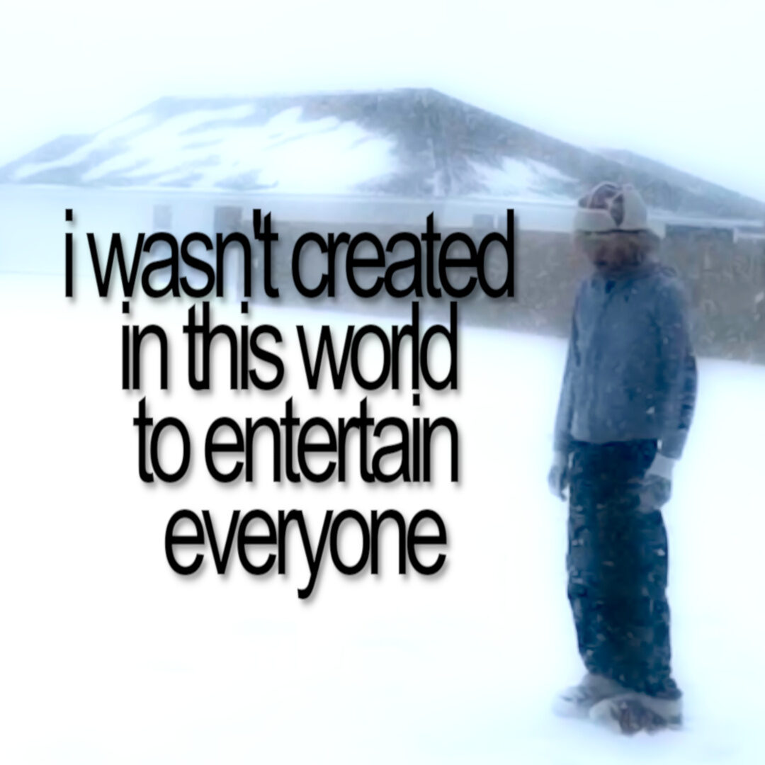 I Wasnt Created In This World To Entertain Anyone by cavyion