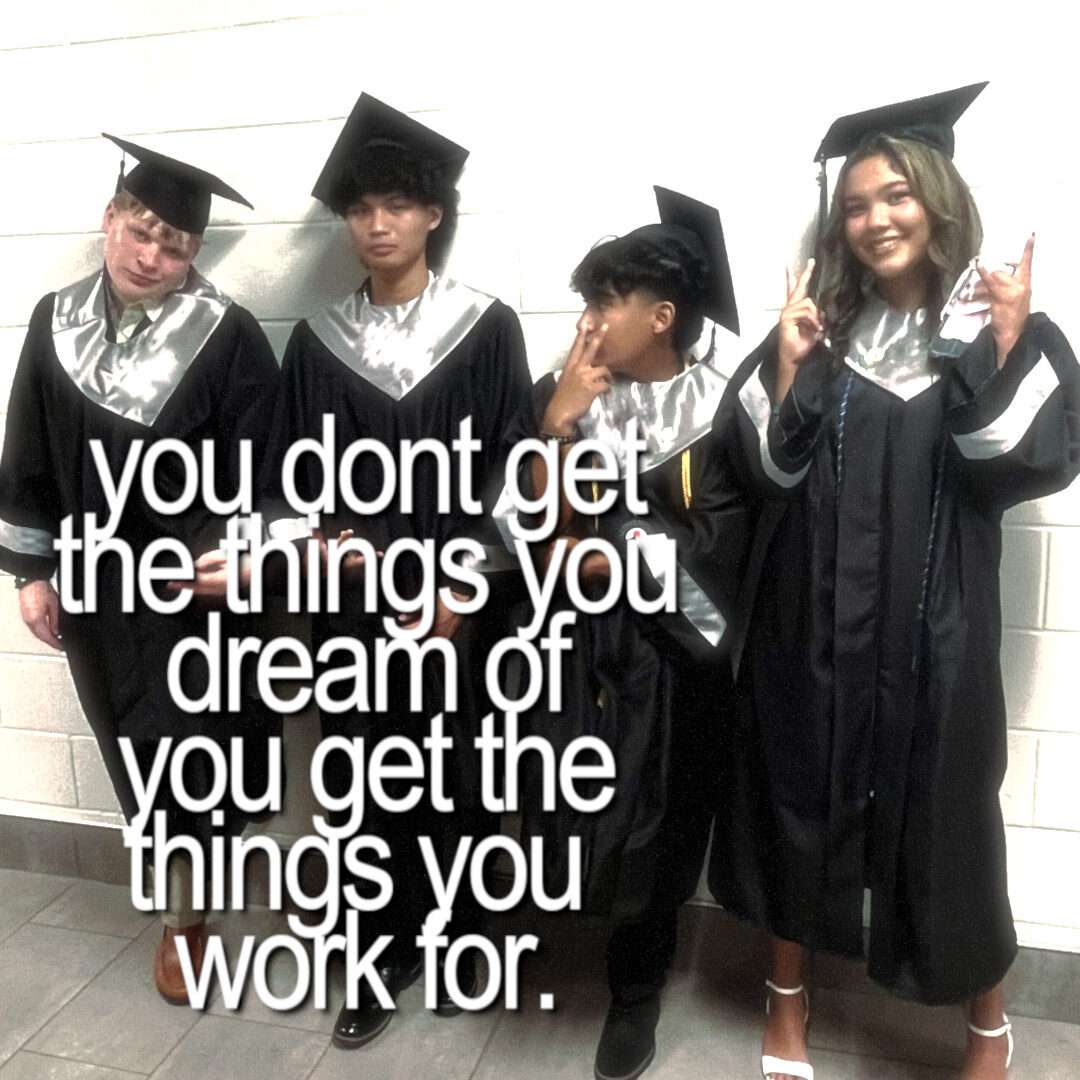 You Dont Get The Things You Dream Of You Get The Things You Work For by cavyion